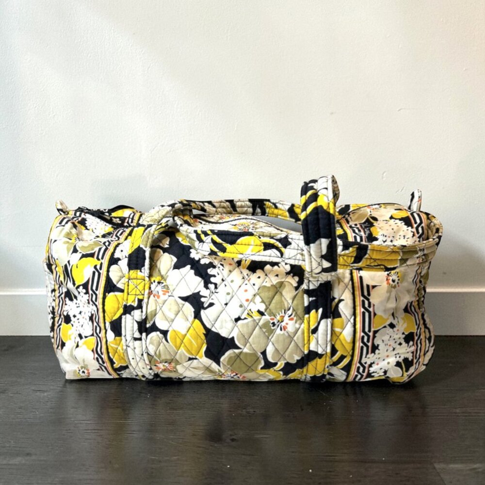 Vera Bradley small duffel in retired Dogwood pattern